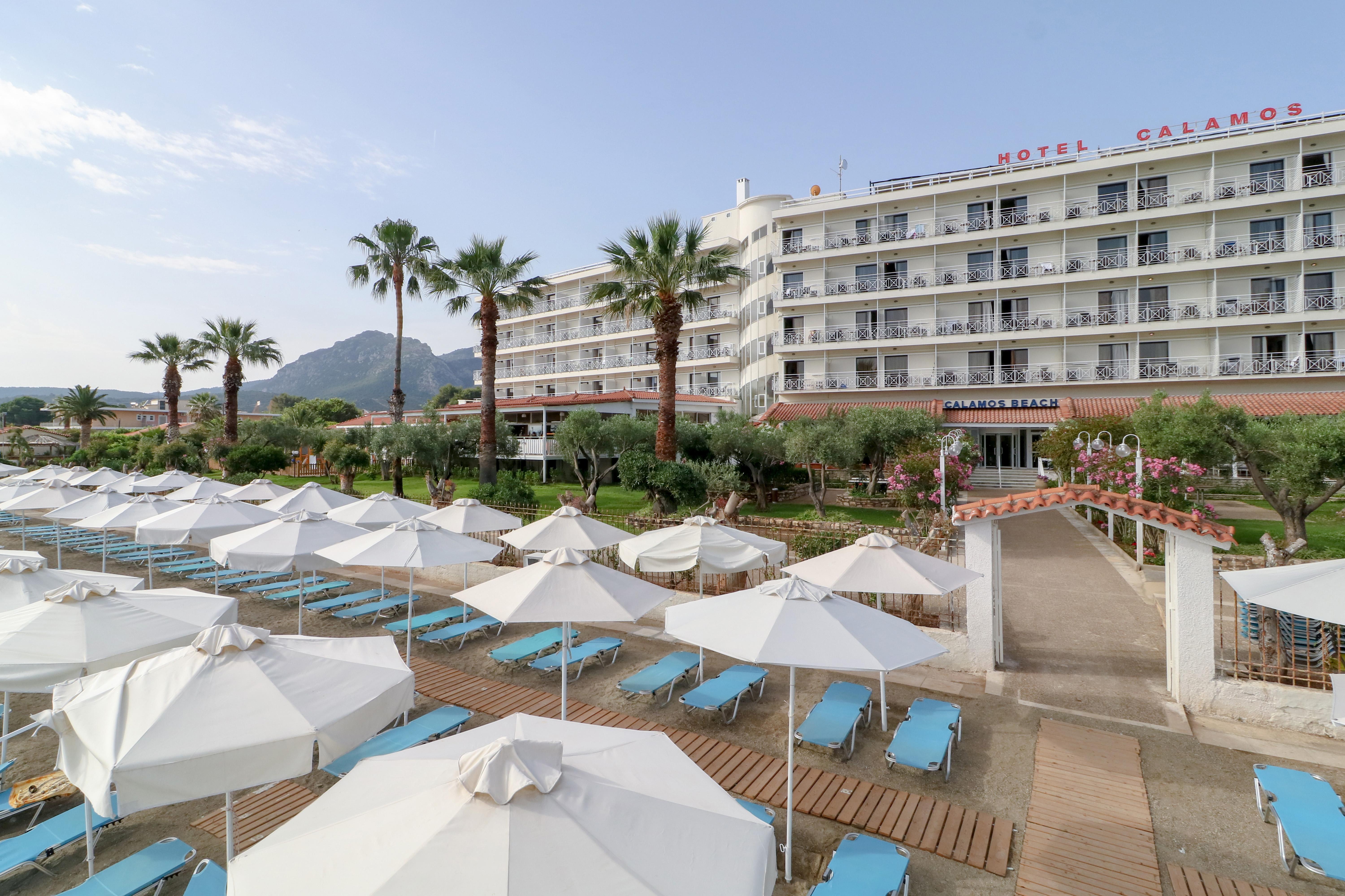 Calamos Beach Family Club Kálamosz Kültér fotó