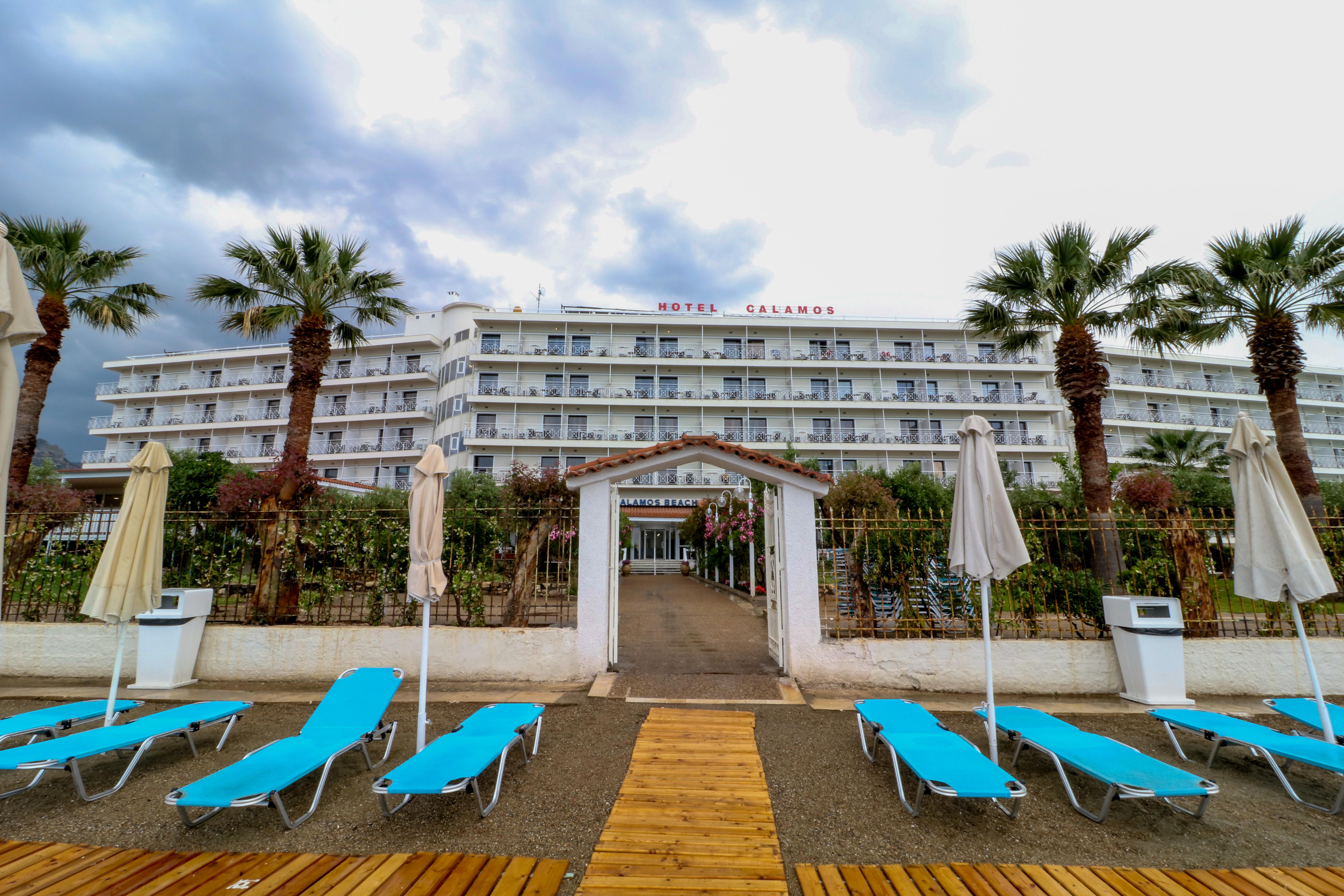 Calamos Beach Family Club Kálamosz Kültér fotó