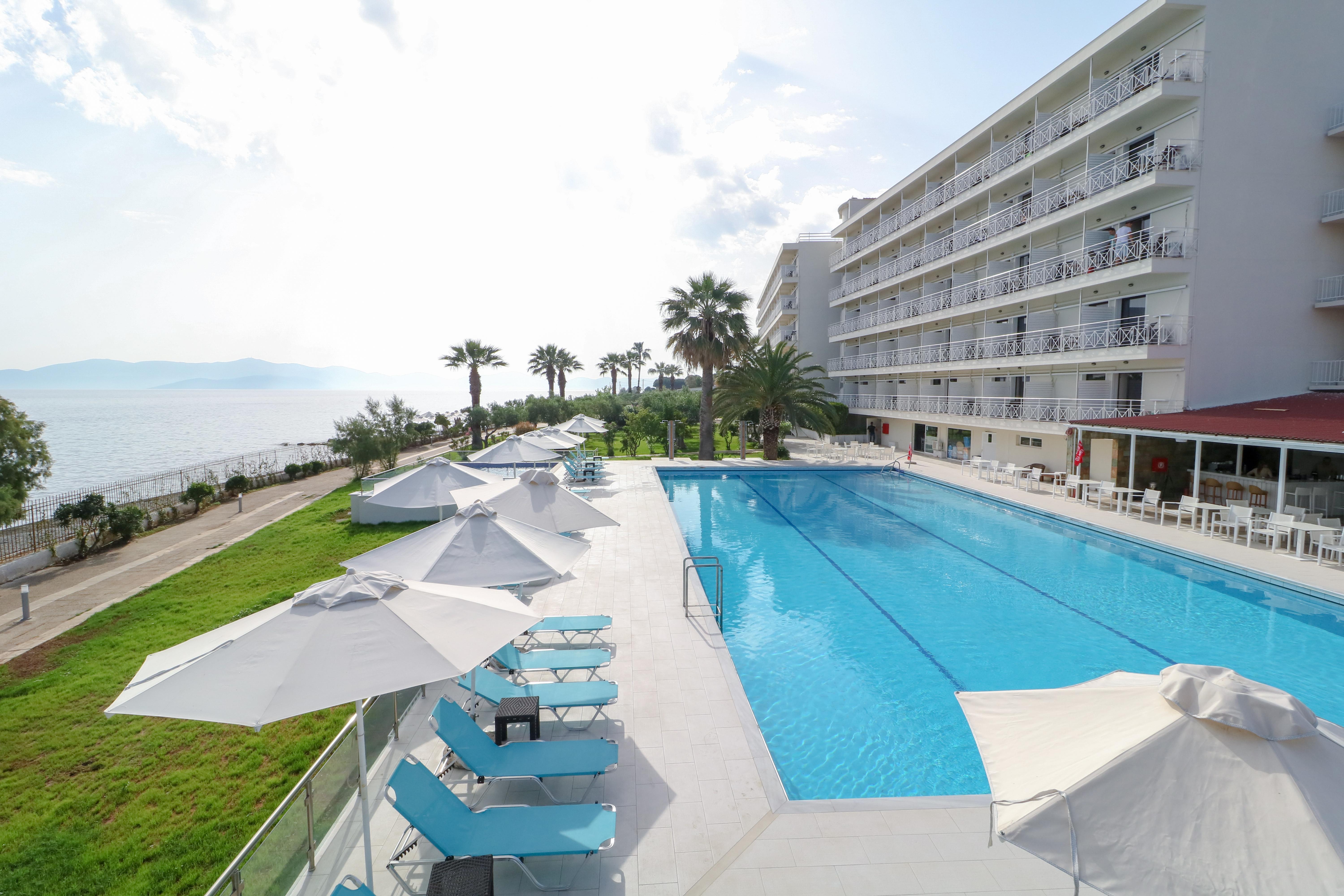 Calamos Beach Family Club Kálamosz Kültér fotó
